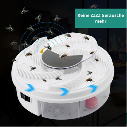 Electric Fly Trap with Collection Chamber and Five Bait Stations
