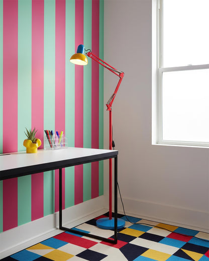 Floor Lamp Modern Memphis Style with Adjustable Articulated Arm