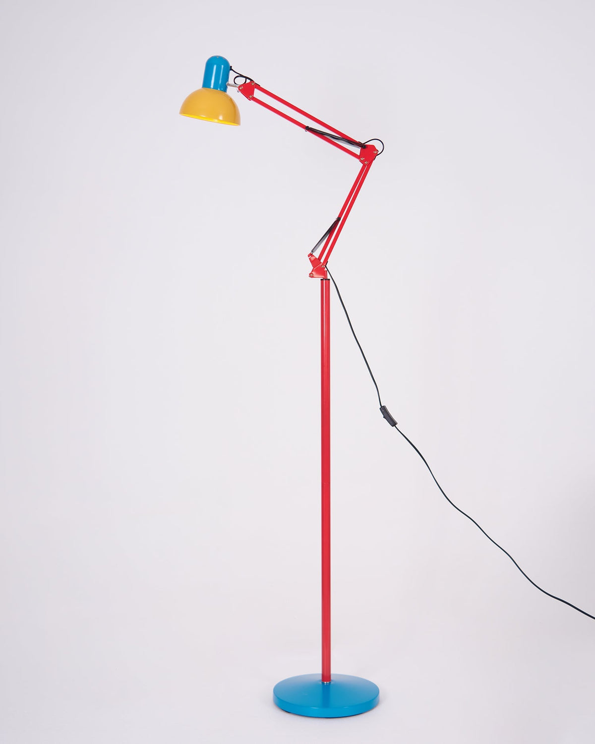 Floor Lamp Modern Memphis Style with Adjustable Articulated Arm