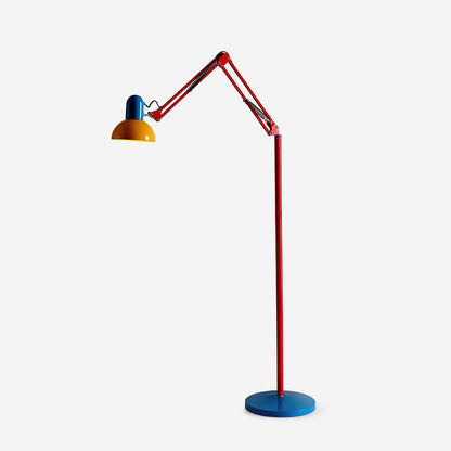 Floor Lamp Modern Memphis Style with Adjustable Articulated Arm