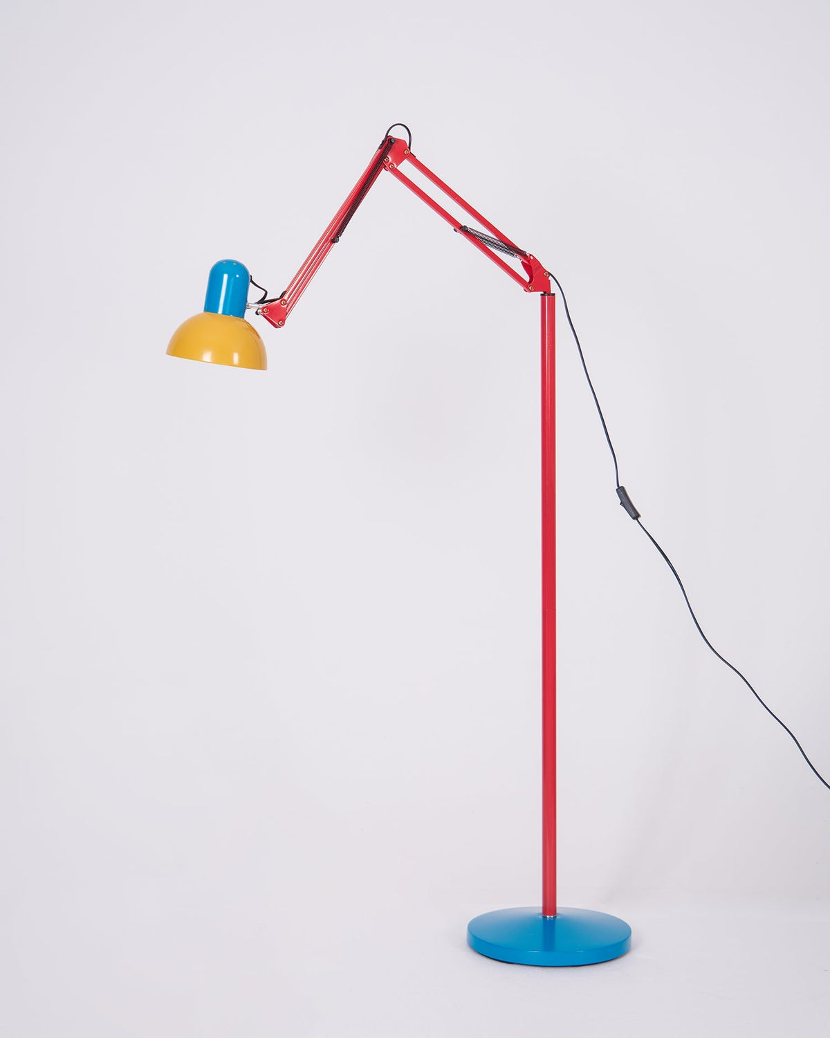 Floor Lamp Modern Memphis Style with Adjustable Articulated Arm