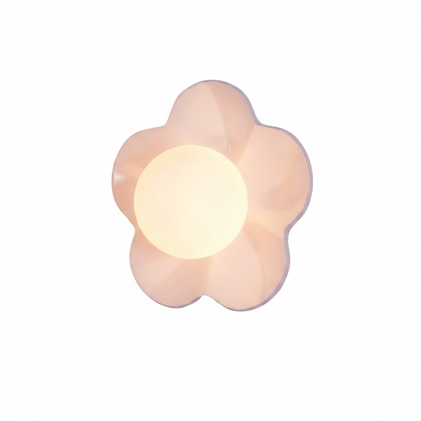 Flower Wall Lamp Bohemian with Globe Light and Flower Shape