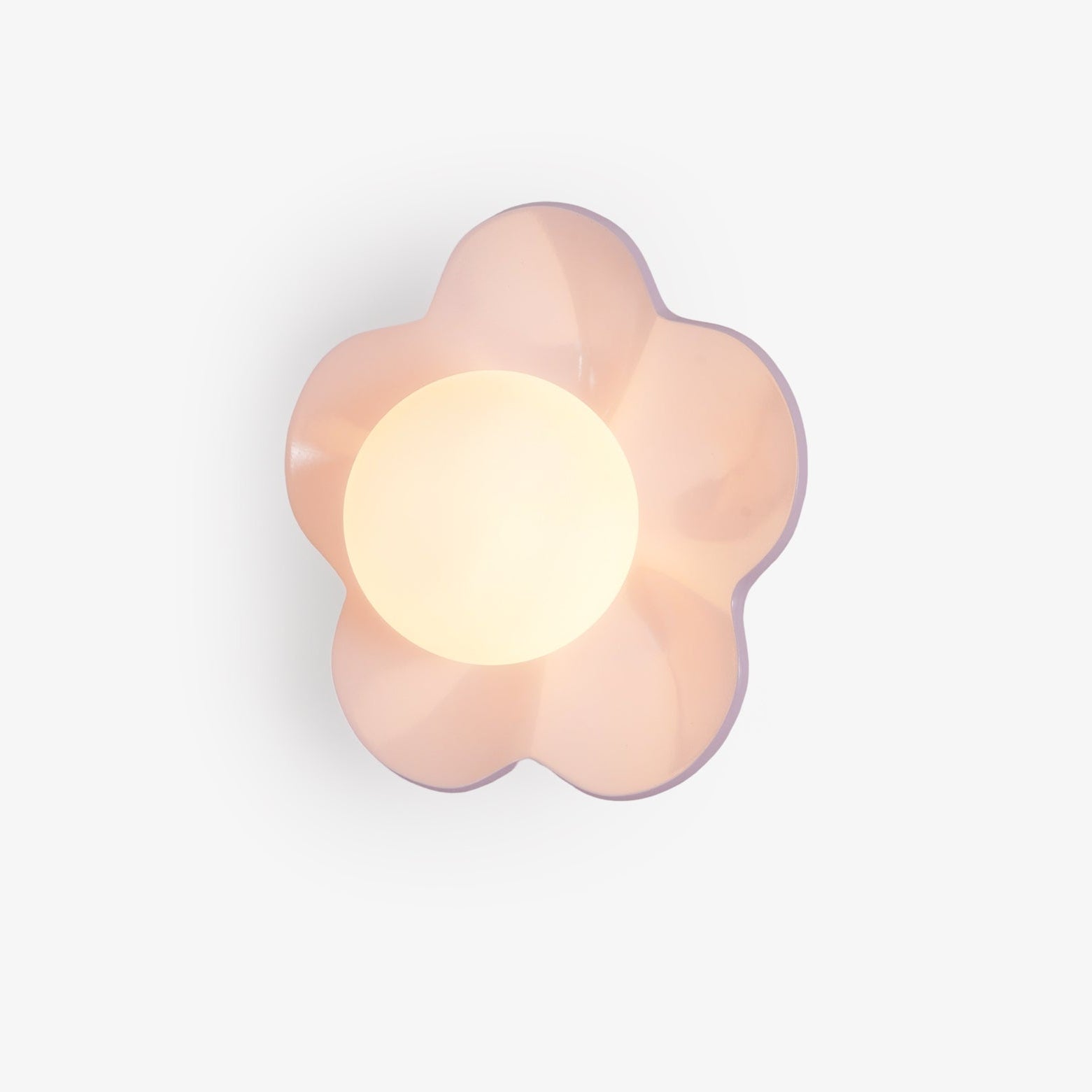 Flower Wall Lamp Bohemian with Globe Light and Flower Shape