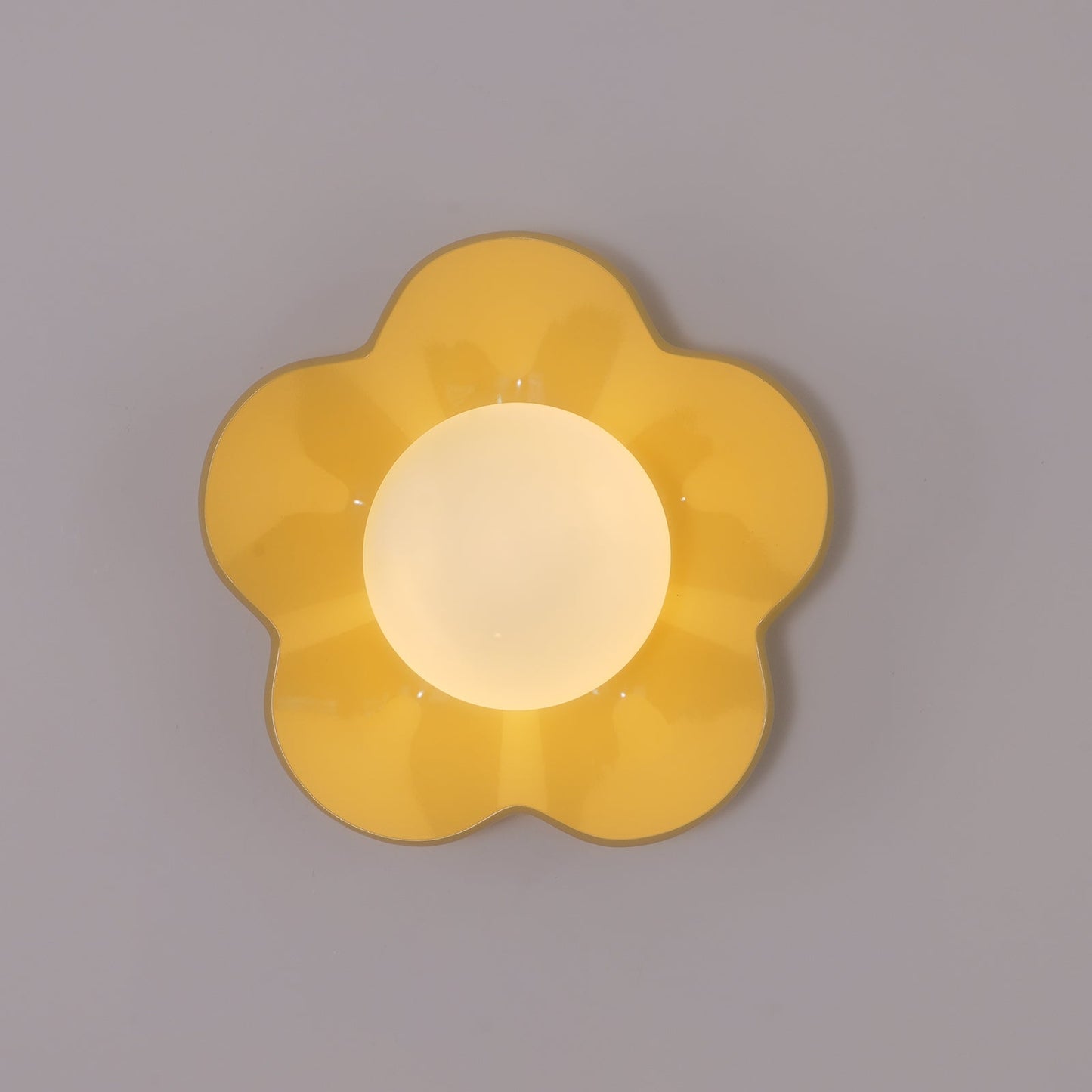 Flower Wall Lamp Bohemian with Globe Light and Flower Shape