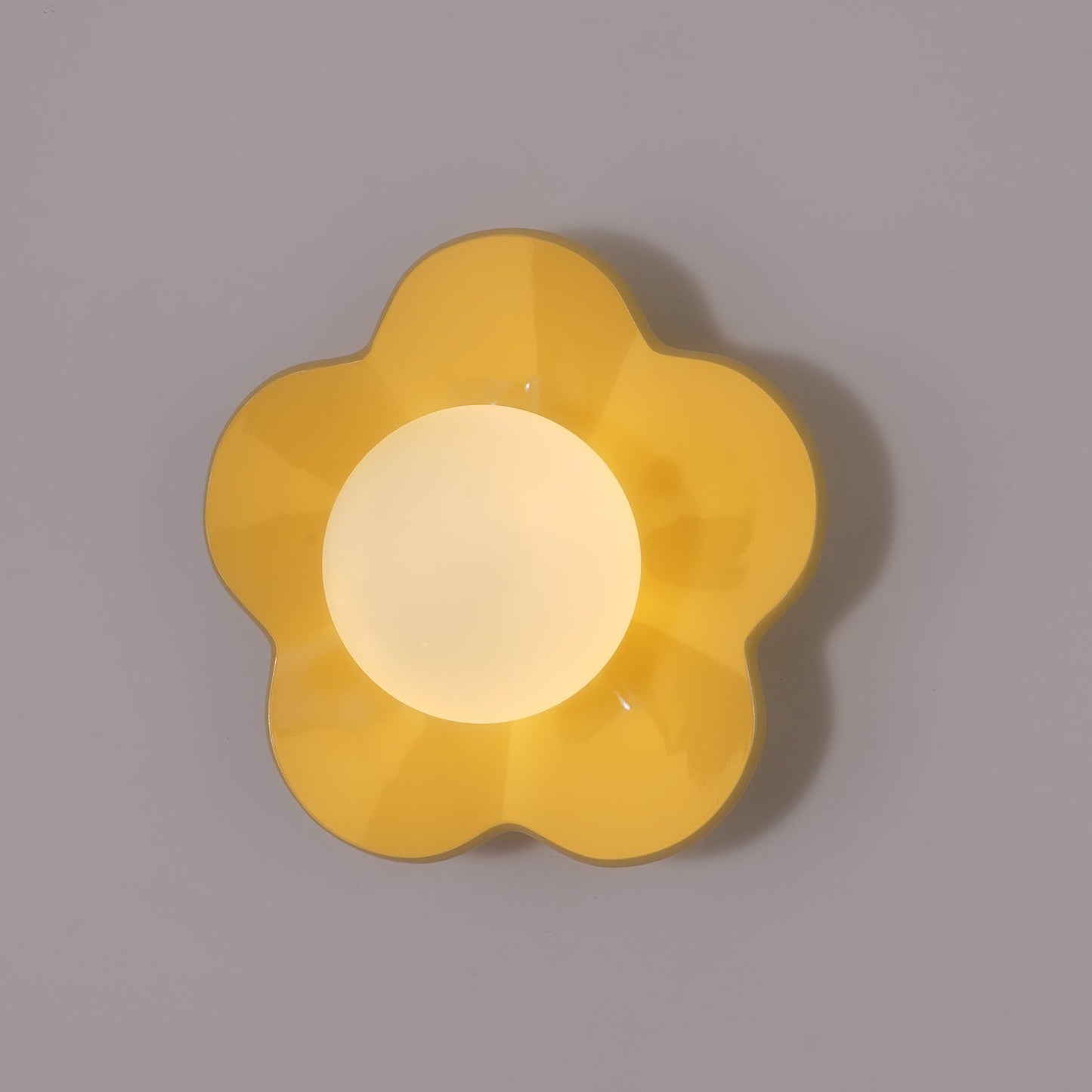 Flower Wall Lamp Bohemian with Globe Light and Flower Shape