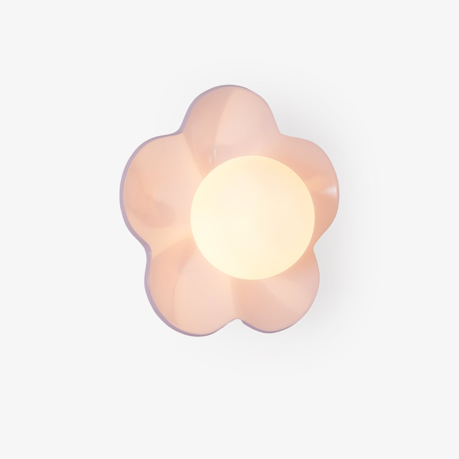 Flower Wall Lamp Bohemian with Globe Light and Flower Shape
