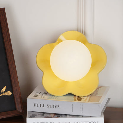 Flower Wall Lamp Bohemian with Globe Light and Flower Shape