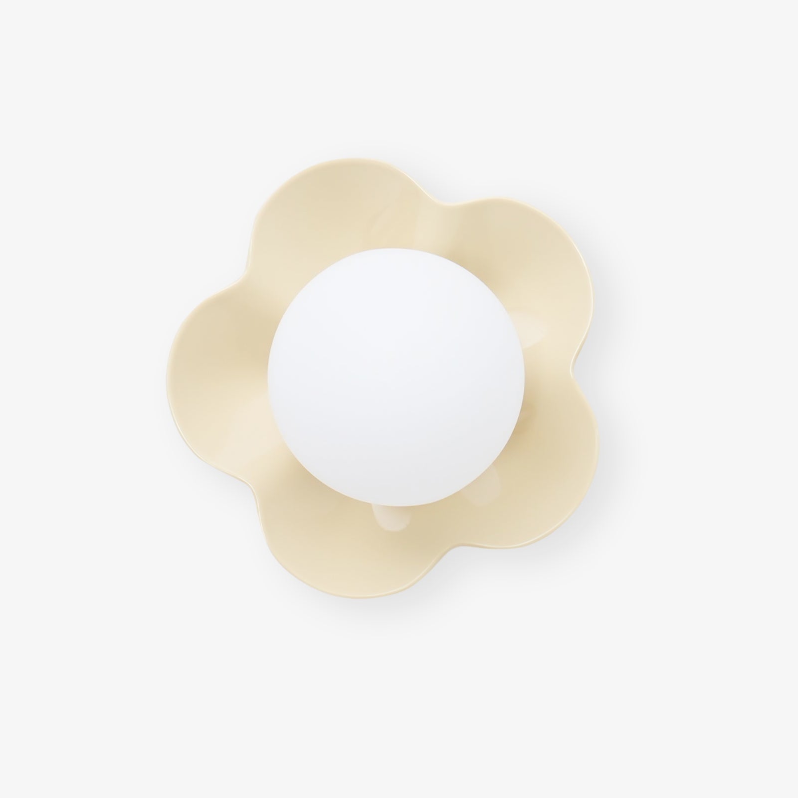 Flower Wall Lamp Bohemian with Globe Light and Flower Shape