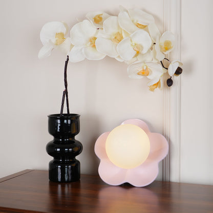 Flower Wall Lamp Bohemian with Globe Light and Flower Shape