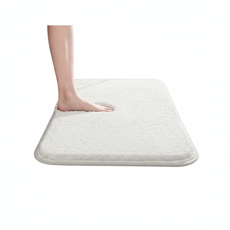 Fluffy Bath Mat Plush Shaggy Bathroom Rug with Anti-Slip Backing