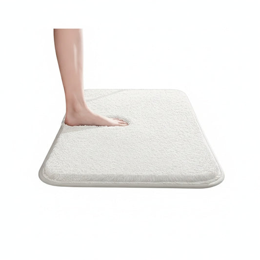 Fluffy Bath Mat Plush Shaggy Bathroom Rug with Anti-Slip Backing