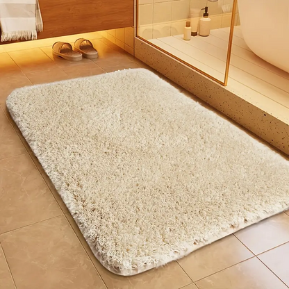 Fluffy Bath Mat Plush Shaggy Bathroom Rug with Anti-Slip Backing