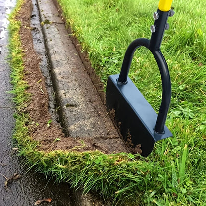 Half-Moon Lawn Edger with Serrated Blade and Footrest