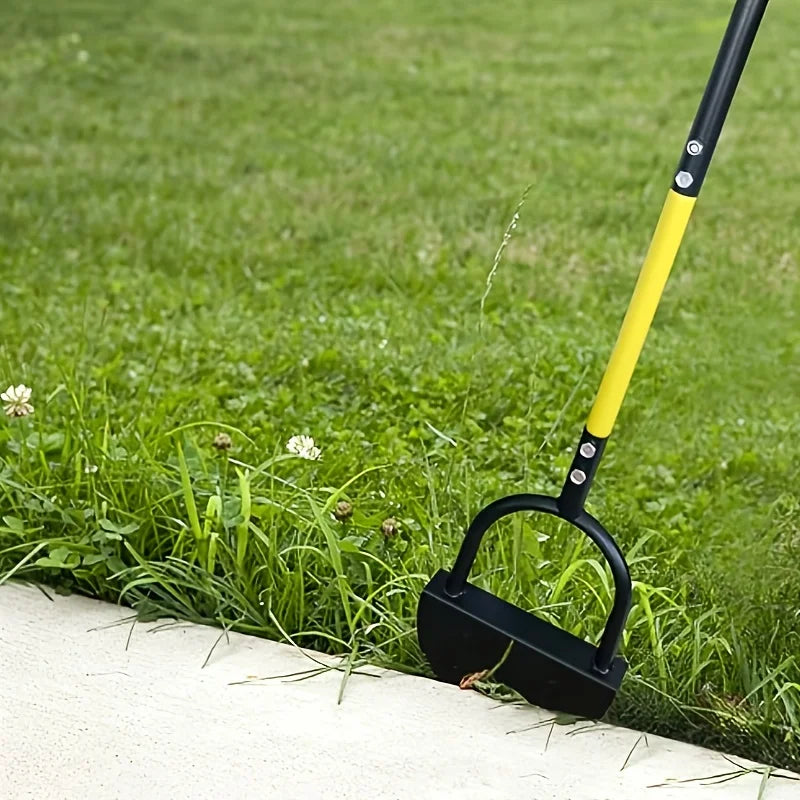 Half-Moon Lawn Edger with Serrated Blade and Footrest