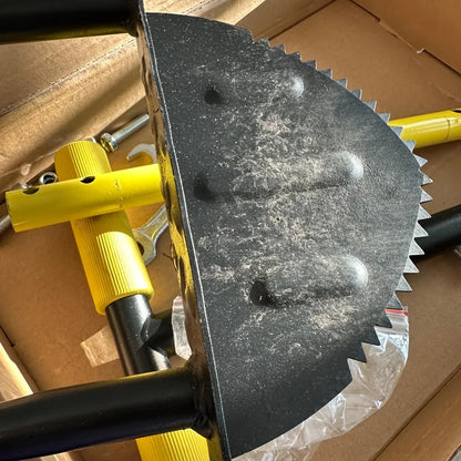 Half-Moon Lawn Edger with Serrated Blade and Footrest