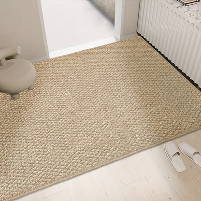 Indoor Doormat Anti-Slip Entryway Rug with Textured Weave