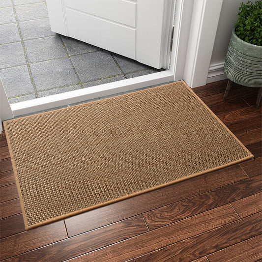 Indoor Doormat Anti-Slip Woven with Non-Skid Rubber Backing Machine Washable