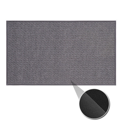 Indoor Doormat Anti-Slip Woven with Non-Skid Rubber Backing Machine Washable