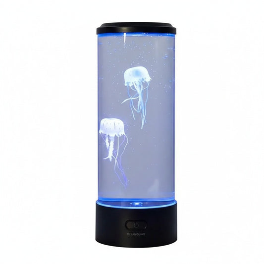 Jellyfish Lamp with Color-Changing LED Light and Touch Control