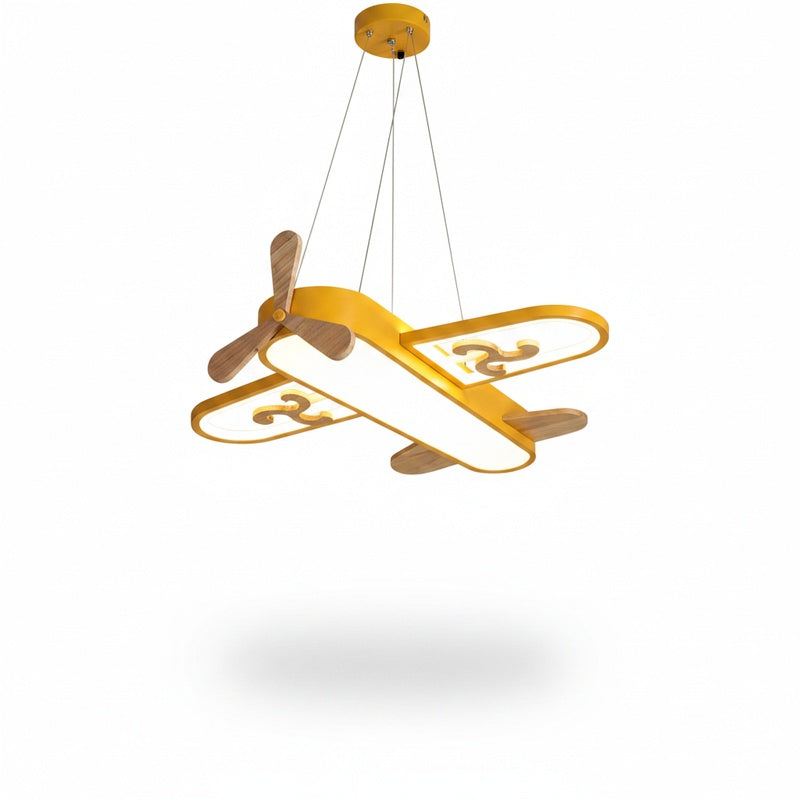 Kids Pendant Lamp Modern Airplane Shape with Dimmable LED for Children's Room