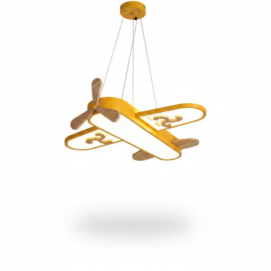 Kids Pendant Lamp Modern Airplane Shape with Dimmable LED for Children's Room