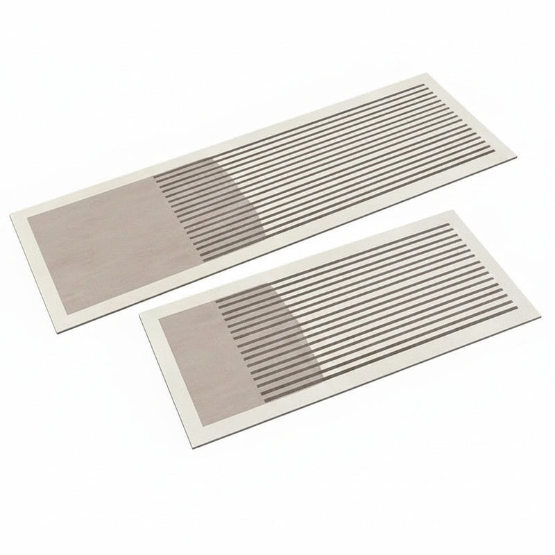 Kitchen Runner Rug Set Anti-Slip with Modern Stripe and Geometric Pattern