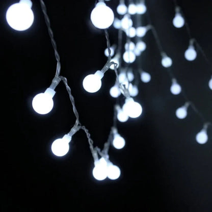 LED Fairy String Lights with Globe, Flower, Star and Snowflake Shapes for Indoor Decoration