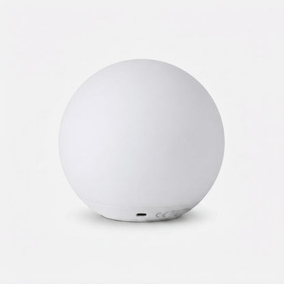 LED Globe Table Lamp with 16 Colors, Remote Control and Rechargeable Battery