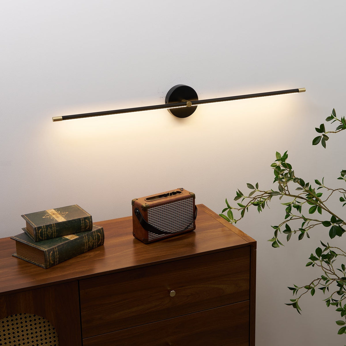 LED Wall Lamp Minimalist Linear Bar Light with Integrated LED