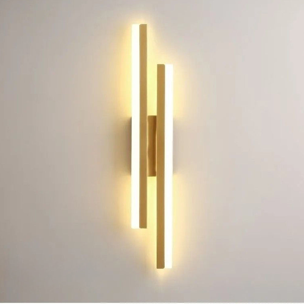 LED Wall Lamp Modern Minimalist with Dual Vertical Light Bars