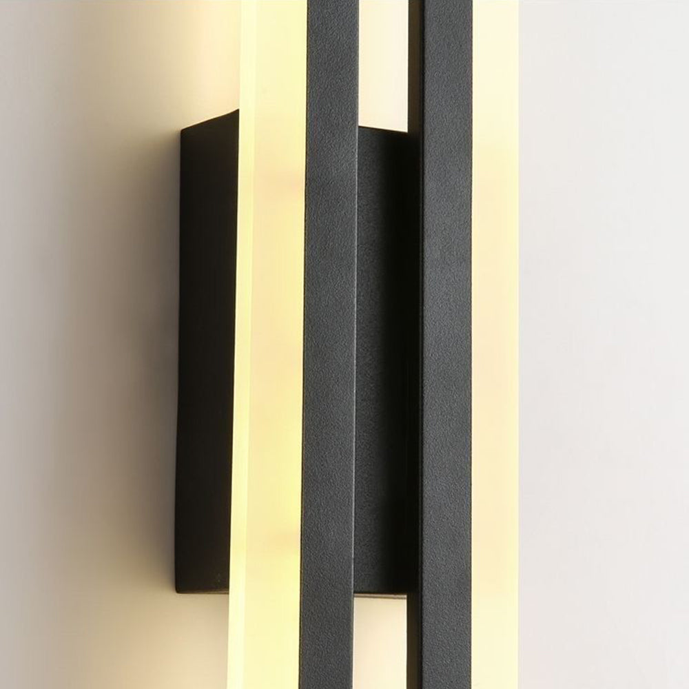 LED Wall Lamp Modern Minimalist with Dual Vertical Light Bars
