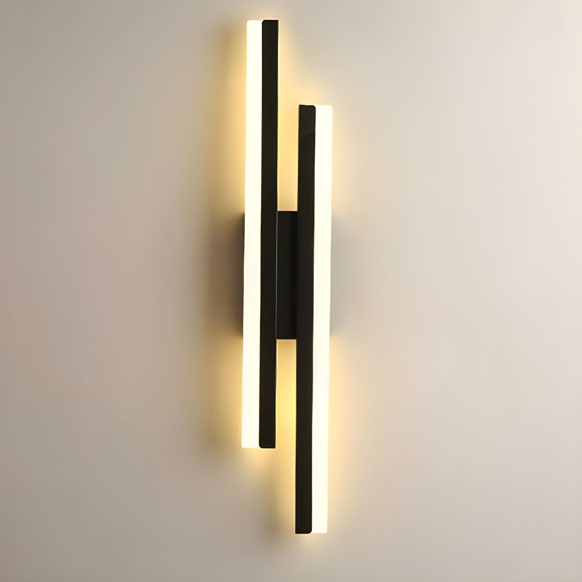 LED Wall Lamp Modern Minimalist with Dual Vertical Light Bars