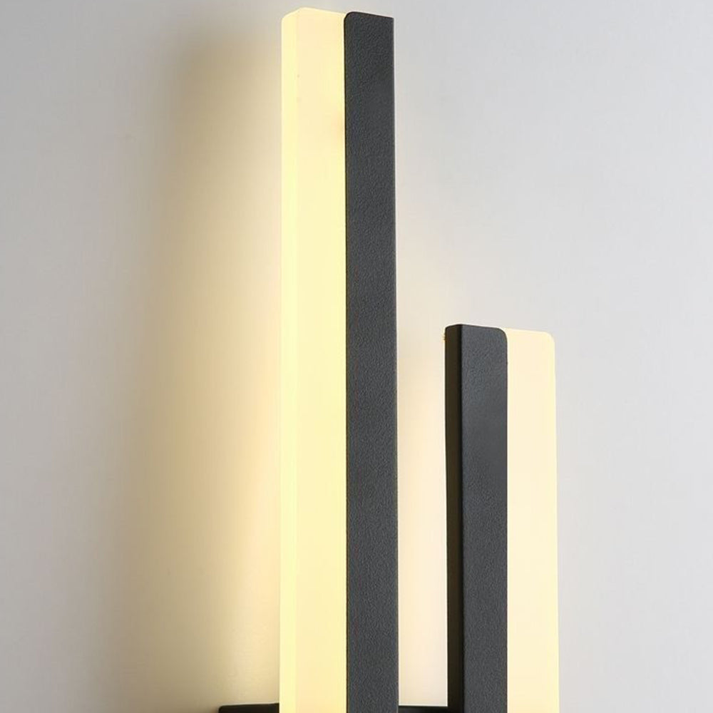 LED Wall Lamp Modern Minimalist with Dual Vertical Light Bars