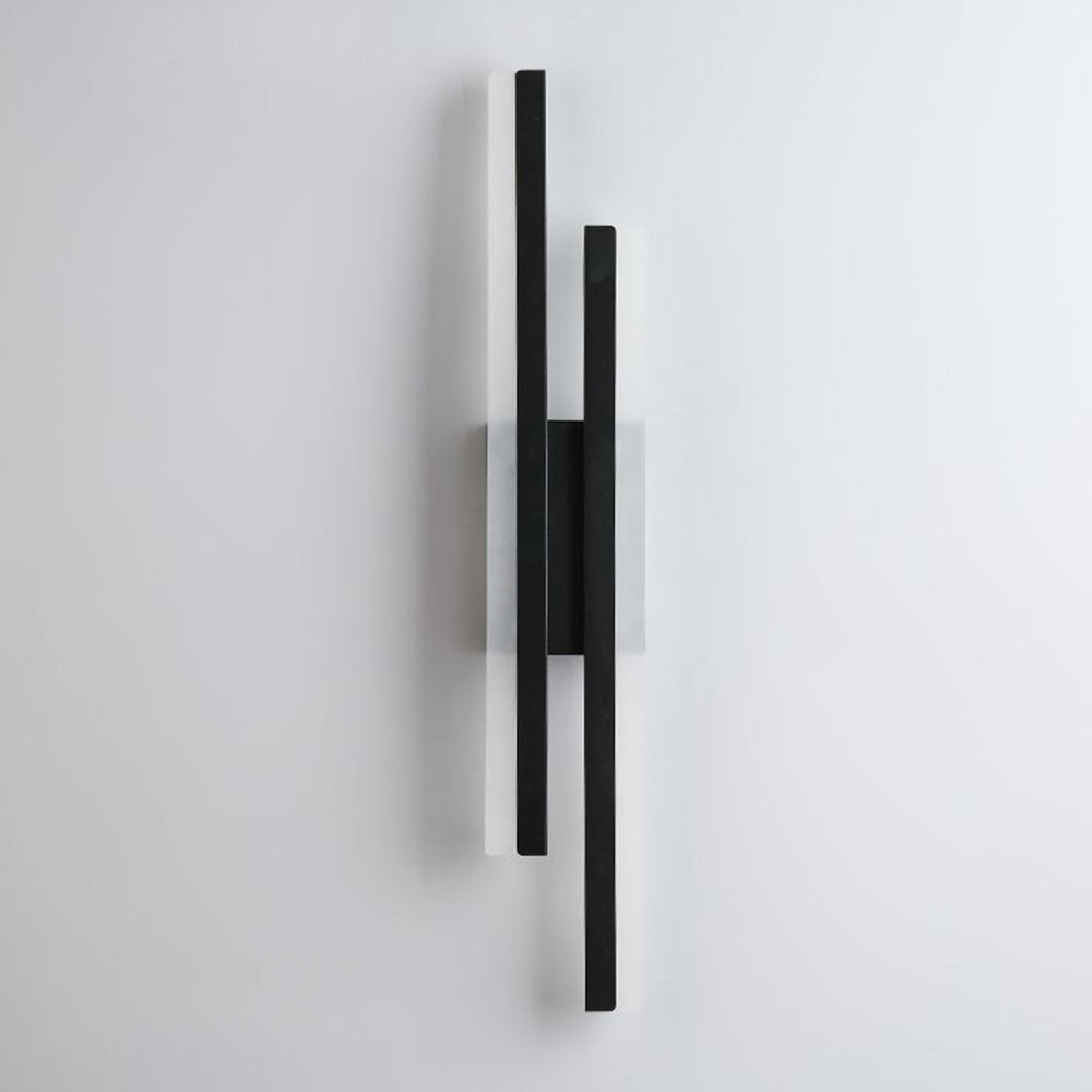 LED Wall Lamp Modern Minimalist with Dual Vertical Light Bars