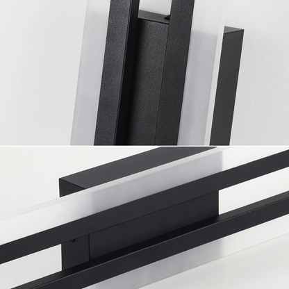 LED Wall Lamp Modern Minimalist with Dual Vertical Light Bars