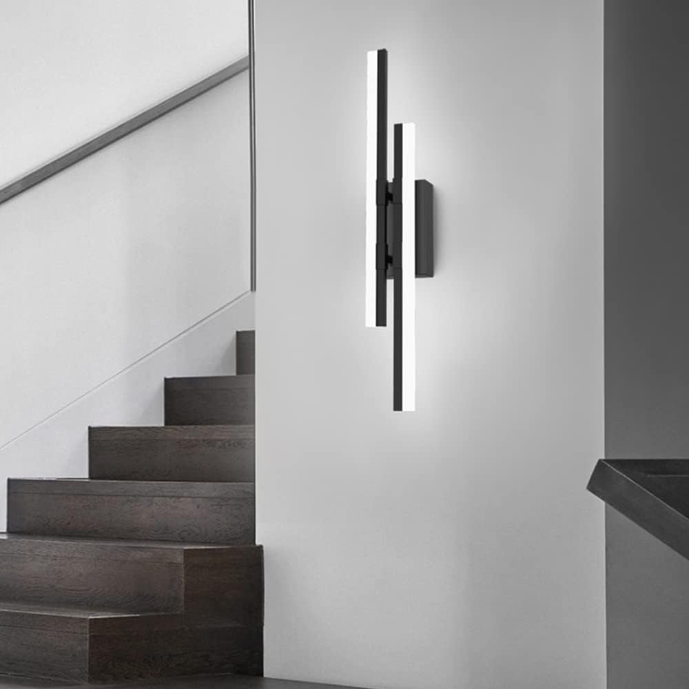 LED Wall Lamp Modern Minimalist with Dual Vertical Light Bars