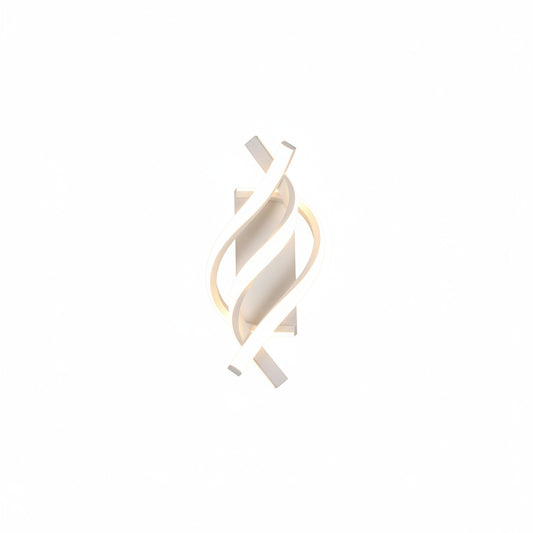 LED Wall Lamp Modern Minimalist with Twisted Spiral Design