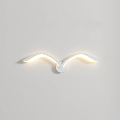 LED Wall Lamp Scandinavian Seagull Wing Design with Integrated LED