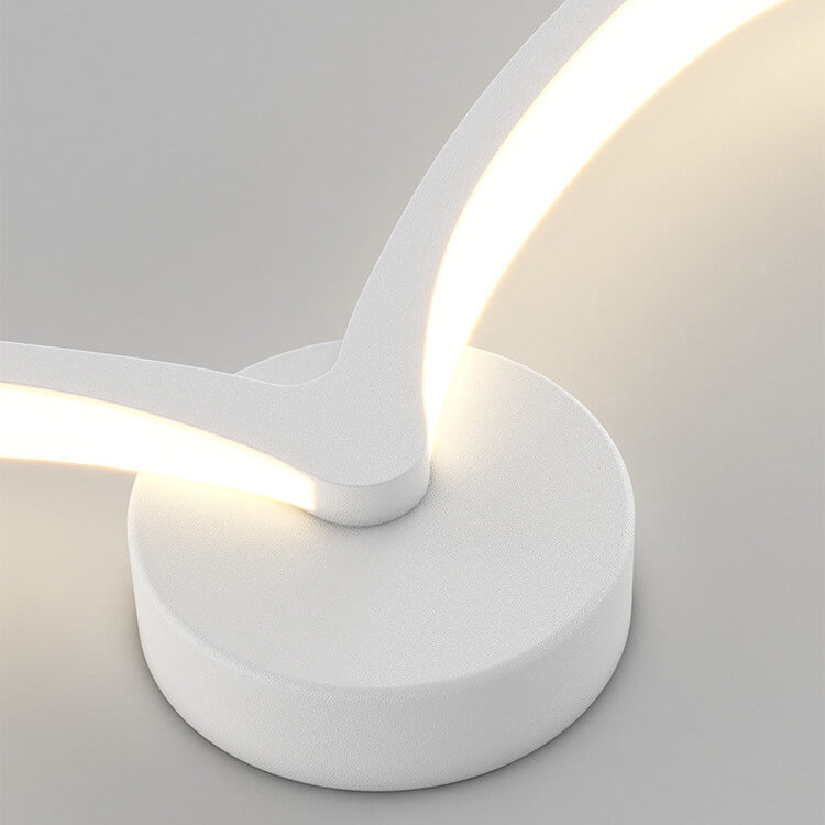 LED Wall Lamp Scandinavian Seagull Wing Design with Integrated LED