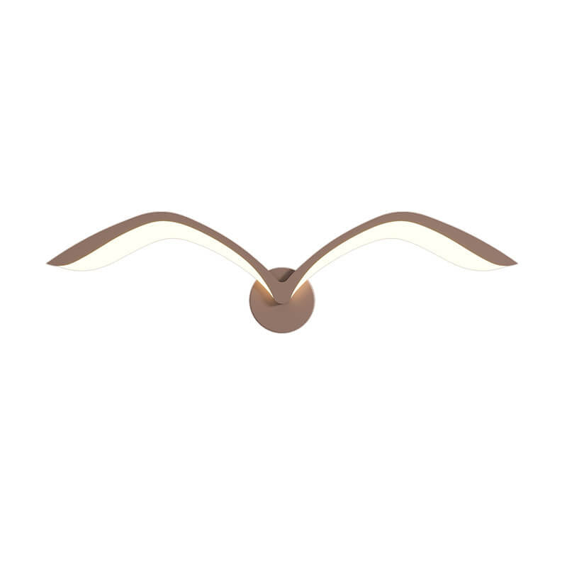 LED Wall Lamp Scandinavian Seagull Wing Design with Integrated LED