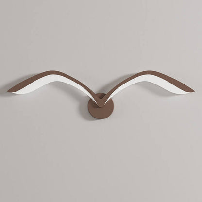 LED Wall Lamp Scandinavian Seagull Wing Design with Integrated LED
