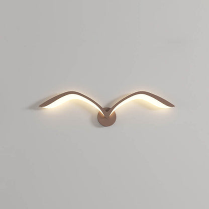 LED Wall Lamp Scandinavian Seagull Wing Design with Integrated LED