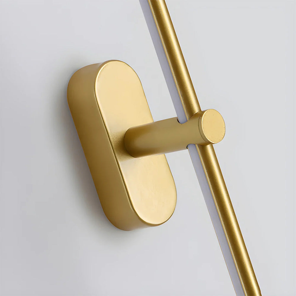 LED Wall Light Minimalist Mirror Vanity Lamp with Slim Linear Bar