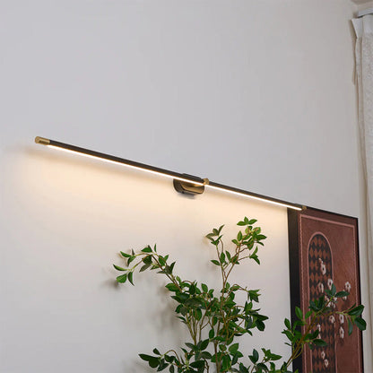 LED Wall Light Minimalist Mirror Vanity Lamp with Slim Linear Bar