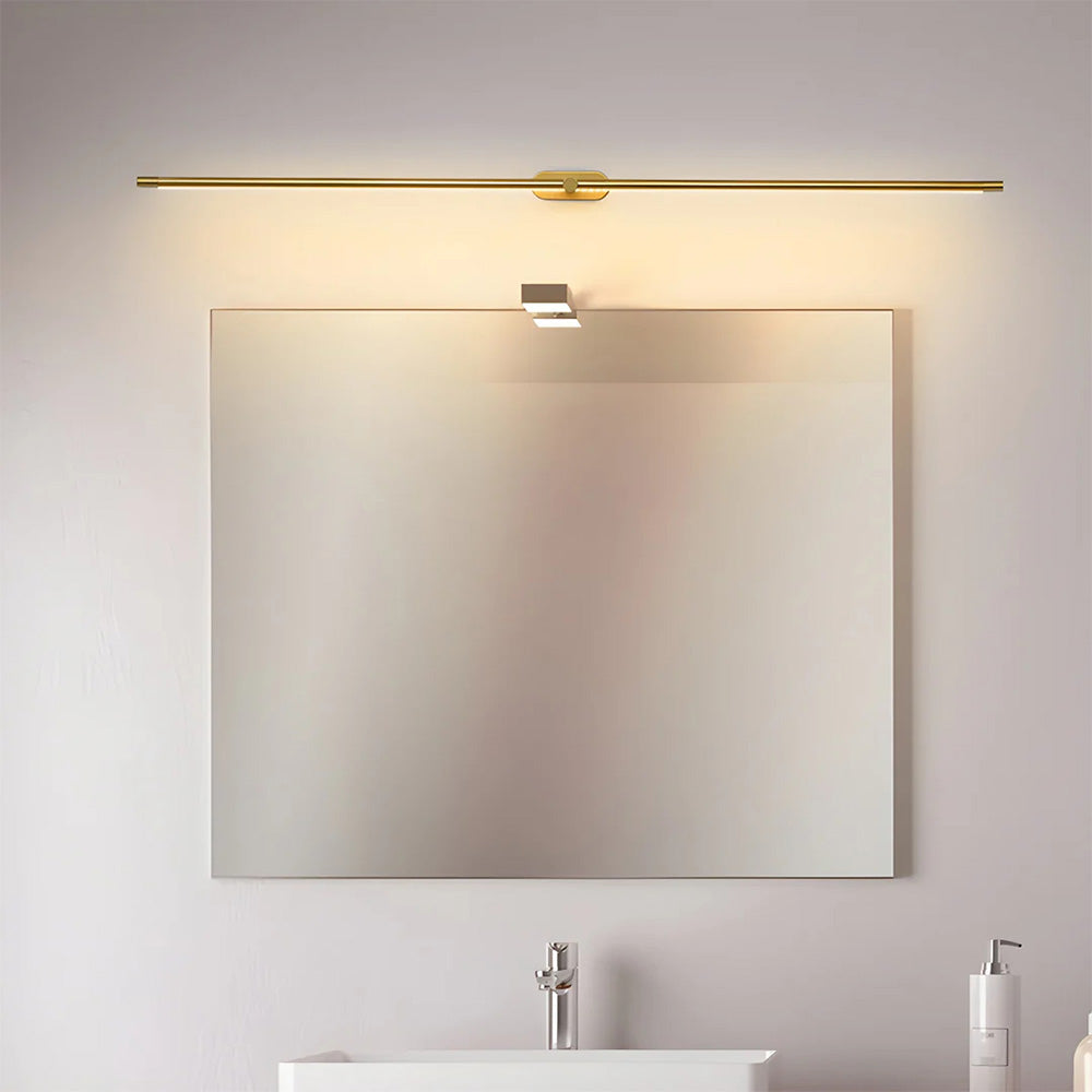 LED Wall Light Minimalist Mirror Vanity Lamp with Slim Linear Bar