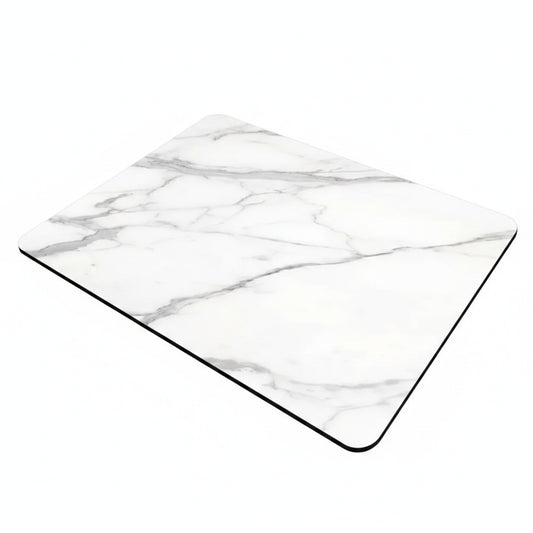 Marble Print Dish Drying Mat with Non-Slip Rubber Base and Absorbent Surface