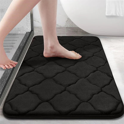 Memory Foam Bath Mat with Anti-Slip Bottom and High Absorbency