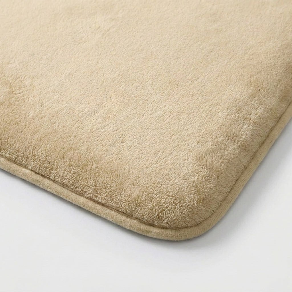 Memory Foam Bath Mat with Non-Slip Backing and Absorbent Plush Top