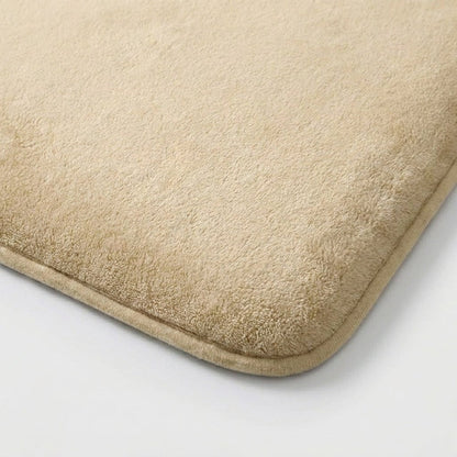 Memory Foam Bath Mat with Non-Slip Backing and Absorbent Plush Top