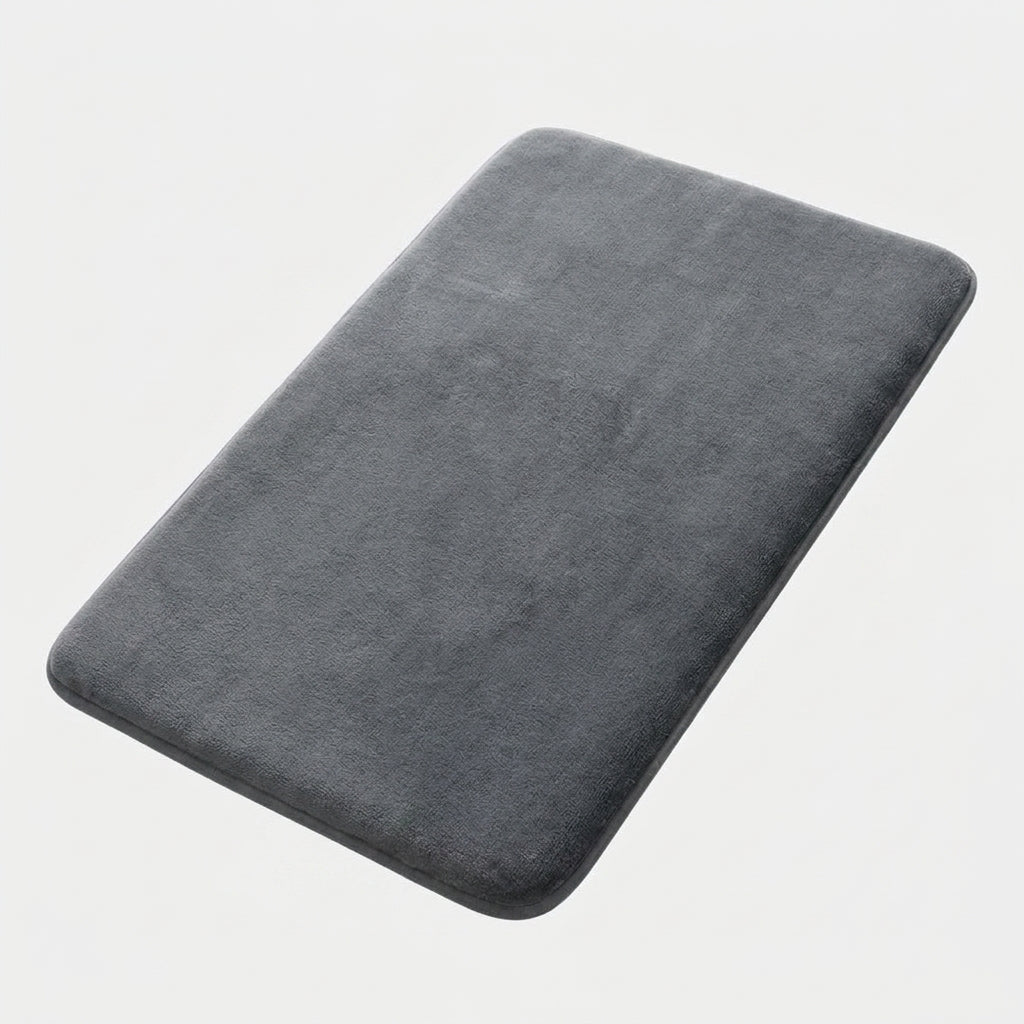 Memory Foam Bath Mat with Non-Slip Backing and Absorbent Plush Top